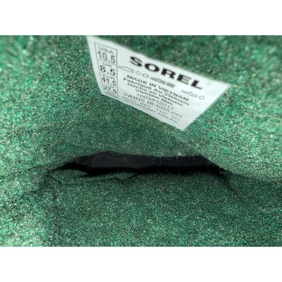 Sorel Caribou Winter Snow Boots Womens 10.5 Waterproof Leather Insulated Black - Picture 11 of 13